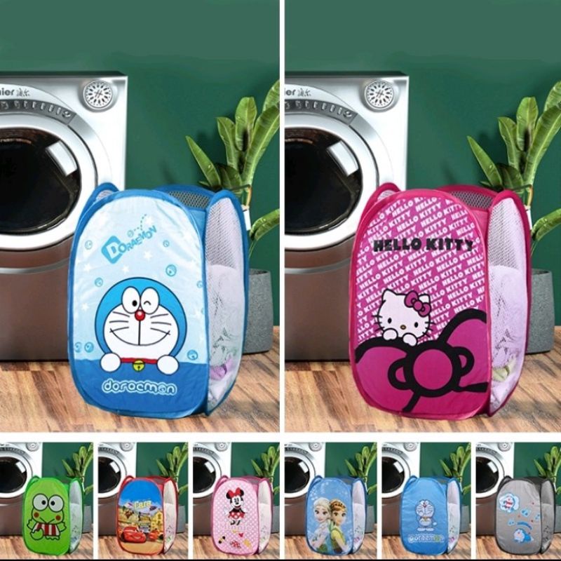 Keranjang Baju Kotor Ukuran Besar Karakter Laundry Basket Murah