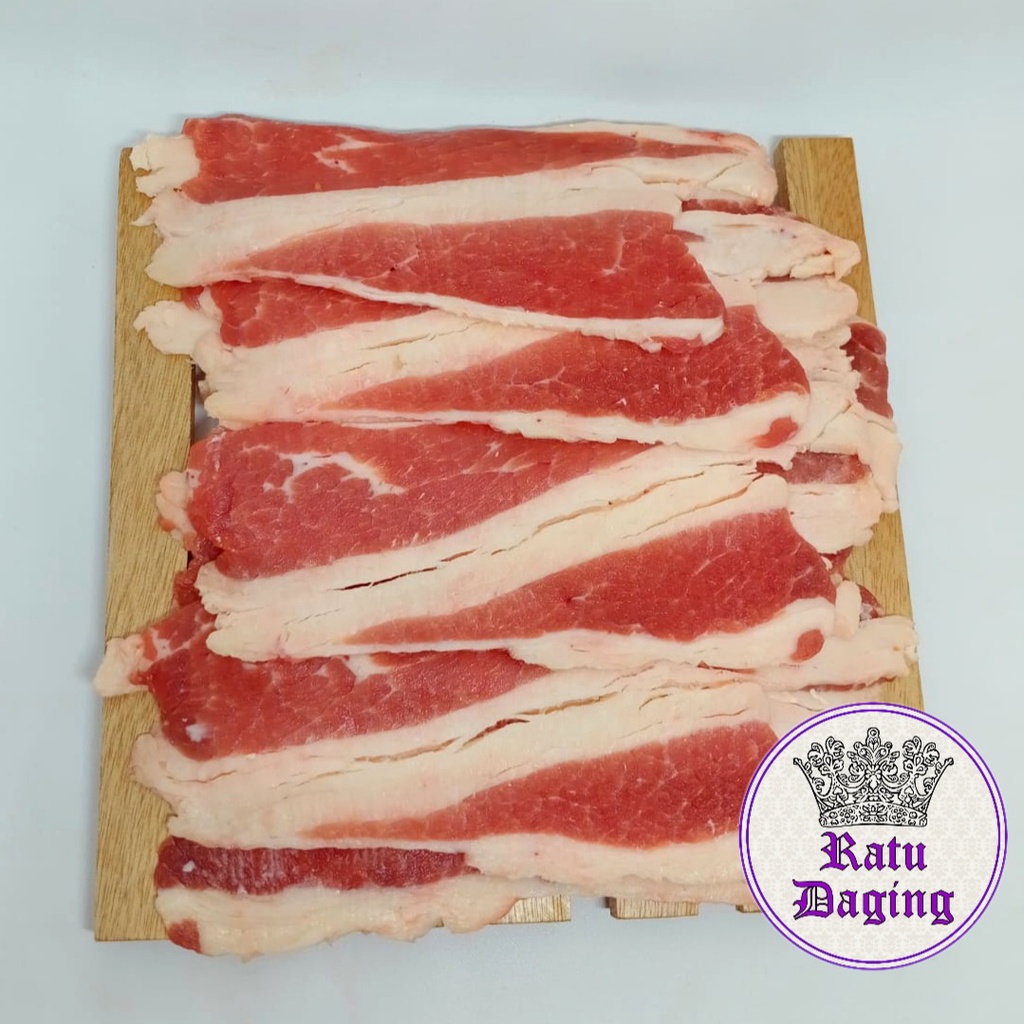 Aust Shortplate / Daging Sapi Slice Brisket @500gr