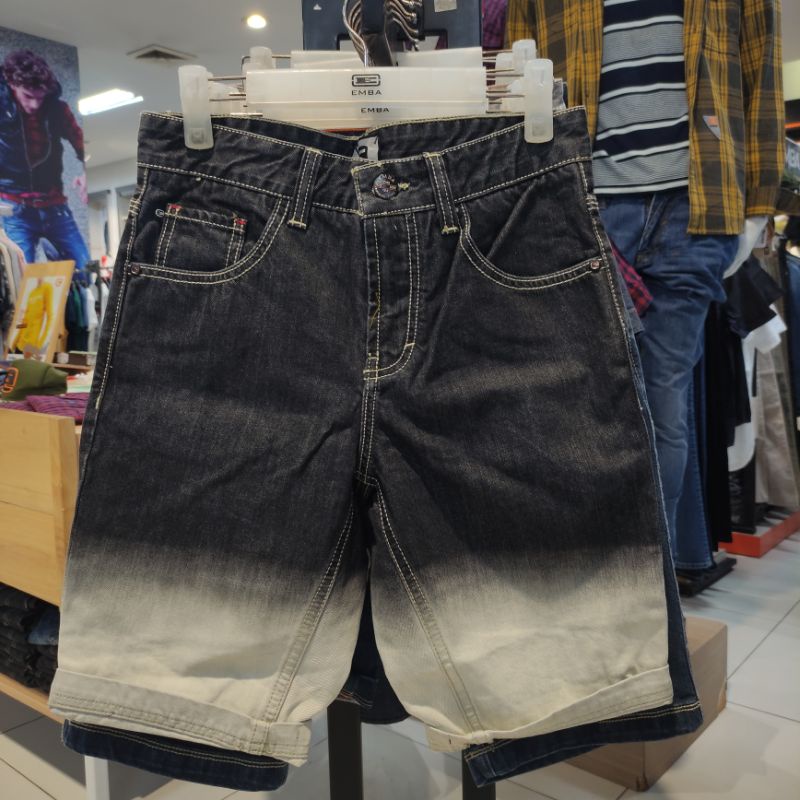celana pendek emba jeans original turun harga