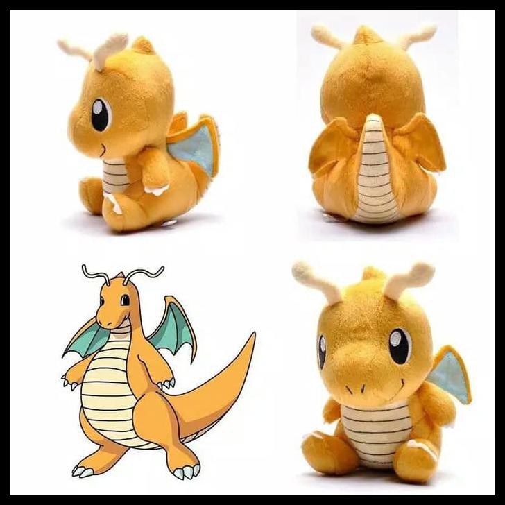 Boneka Pokemon Dragonite bahan lembut