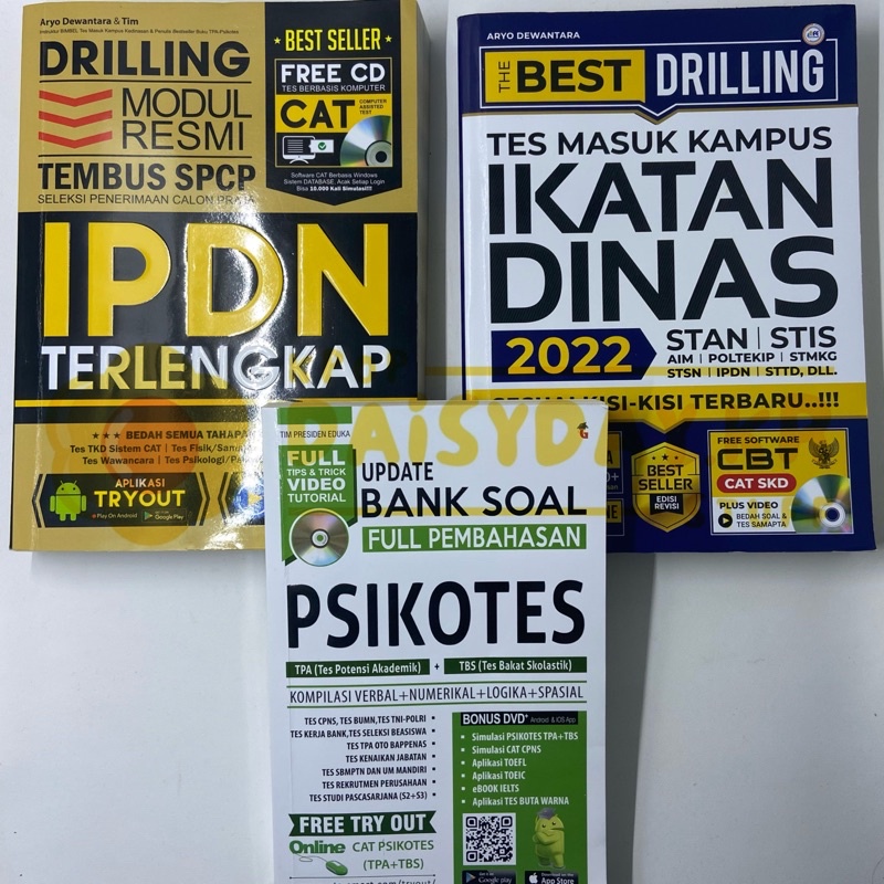[PRELOVED] Buku KEDINASAN - Drilling Modul Resmi Tembus SPCP IPDN Terlengkap, The Best Drilling Tes 