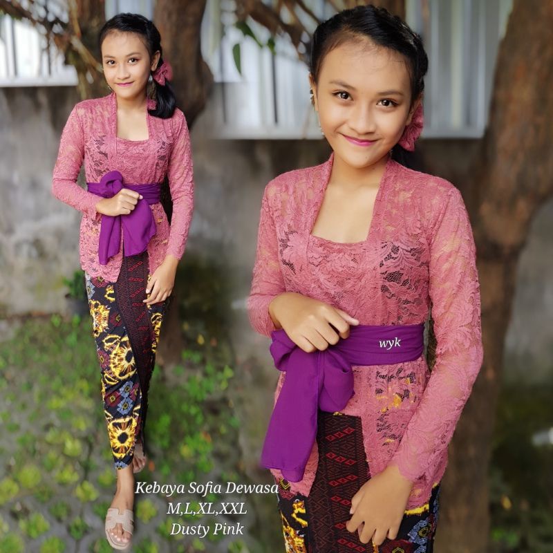 Kebaya Sofia Dewasa/Kebaya Fullstrait/Kebaya Bali Murah