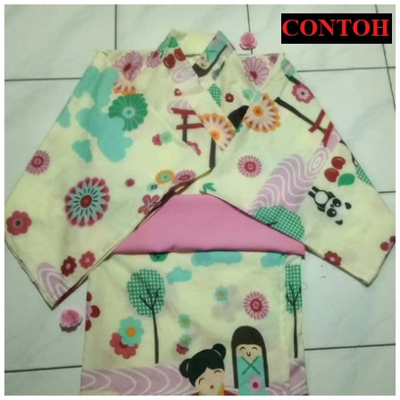 YUKATA ANAK BAJU TRADISIONAL JEPANG MOTIF PRINT