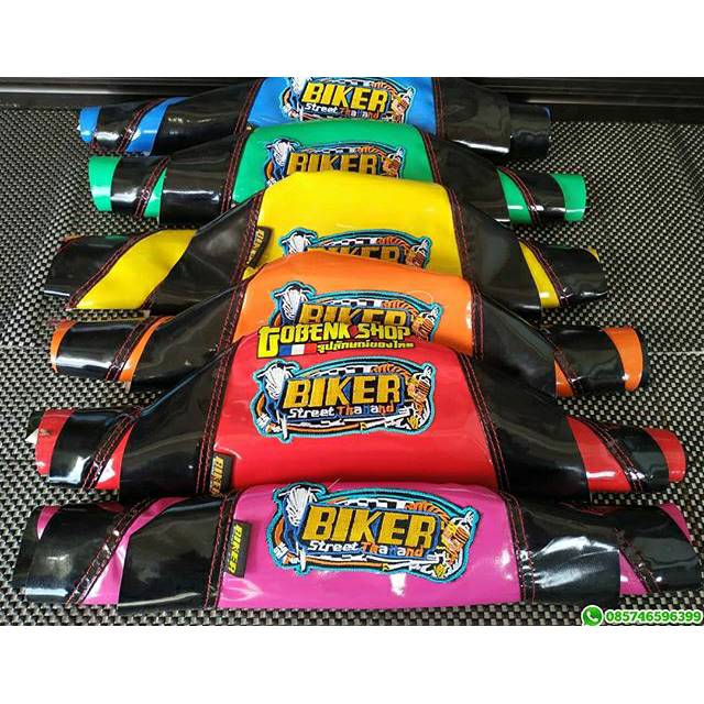KAIN JOK BIKERS GLOSSY MODEL X-RIDE UNIVERSAL BIRU HIJAU KUNING ORANGE MERAH PINK