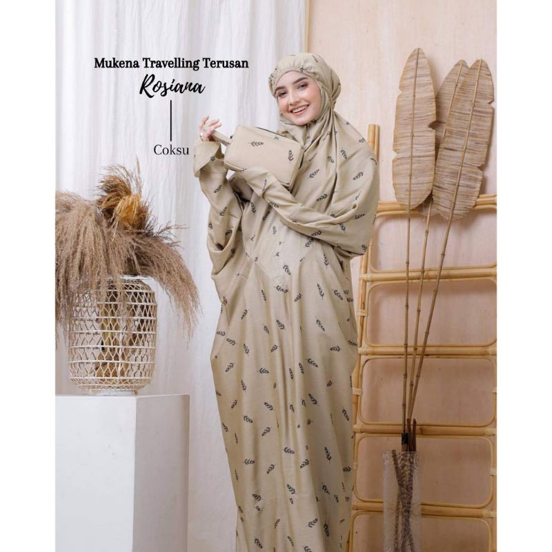 MUKENA TELEKUNG RUKUH HANTARAN TRAVELLING LEBARAN TERUSAN RAYON JUMBO ROSIANA DEWASA GROSIR MURAH