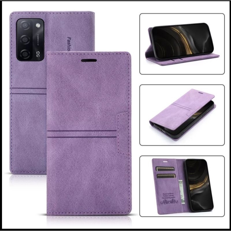 Flip Case Oppo A74 5G / oppo A74 4G / oppo A54 5G / oppo A54 4G / Oppo A95 Casing Sarung Dompet kuli