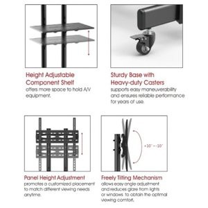 Promo Looktech 65S TV 32   65 Inch Stand Mount   Roda Murah