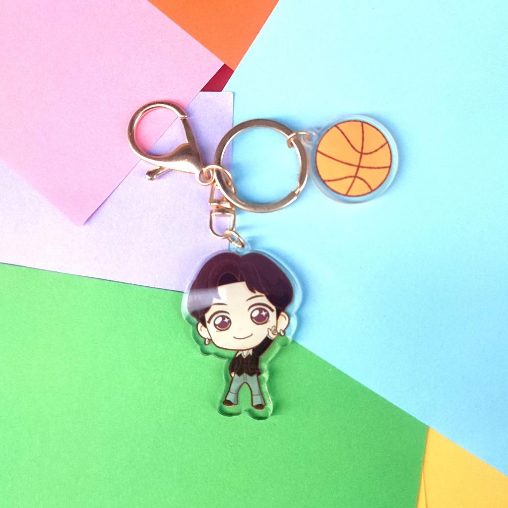 Gantungan Kunci Desain KPOP BTS TINYTAN Bahan Akrilik