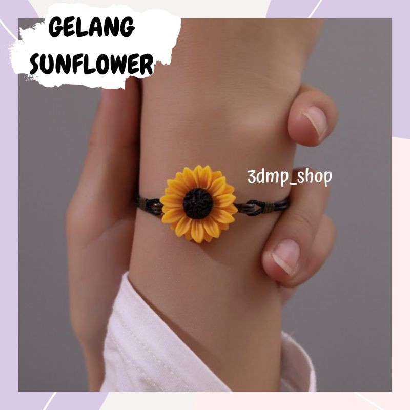 Gelang kalung Matahari sunflower Haechan nct