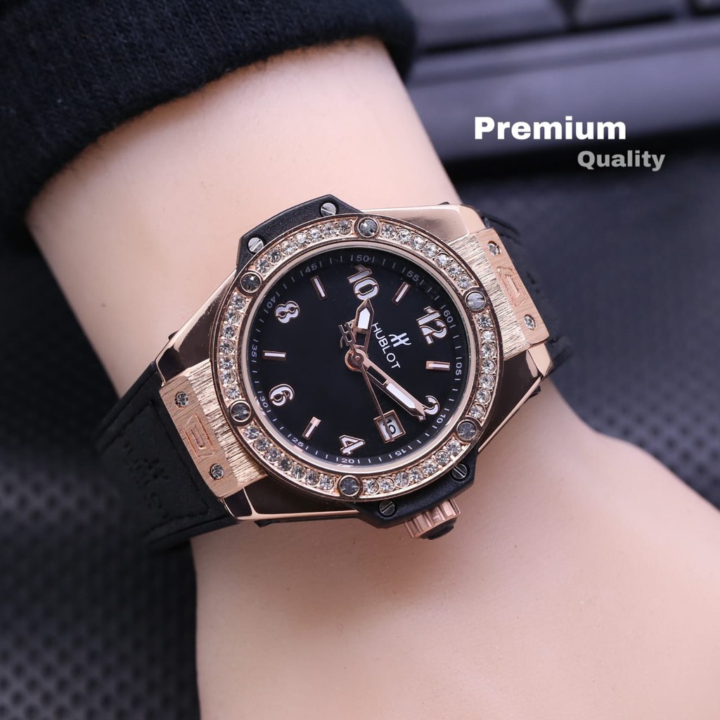 Jam Tangan Wanita Mewwah Full Emboss 24536 Shopee Indonesia