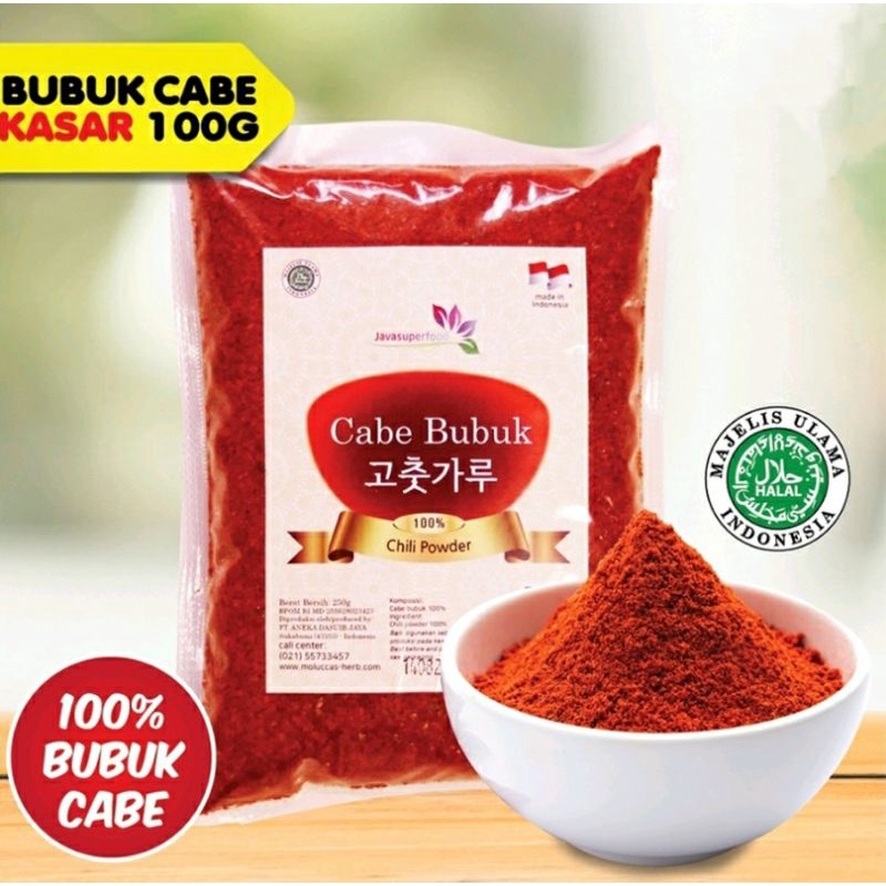 ✔MURAH Bubuk Cabe Korea Kasar HALAL  Kimchi 100gr / Gochugaru / Chili Powder Korea