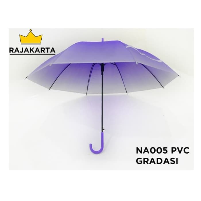 ORIGINAL! Payung Tongkat Panjang Gradasi Bahan PVC