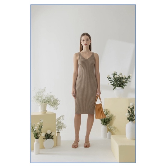 OUDRE DUNA dress in khaki