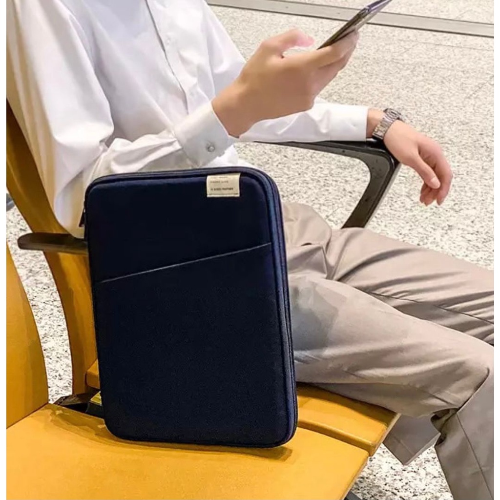 Tas Laptop BRINCH Softcase Sleeve 13 14 inch -Ungu