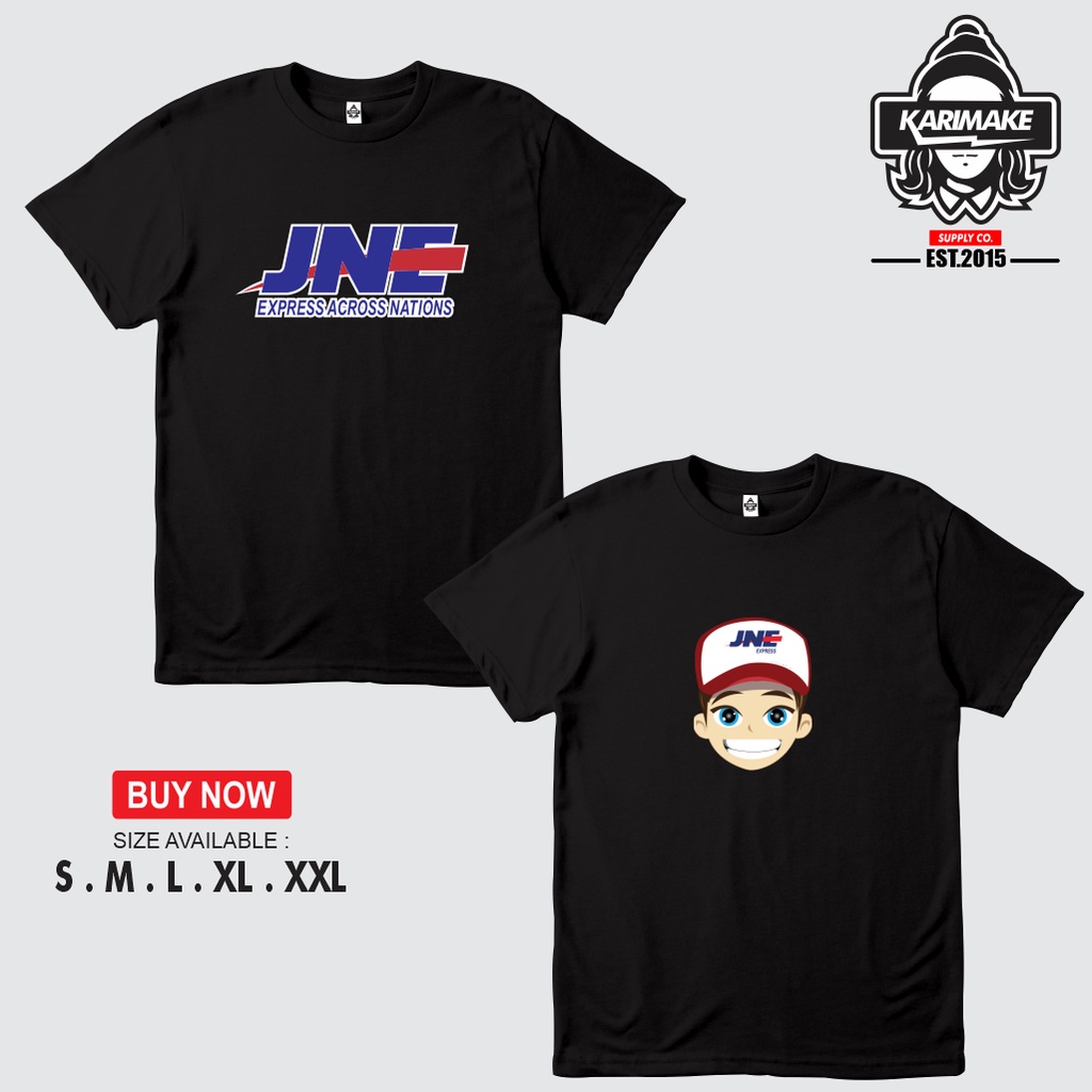 Kaos Baju JNE Express Across Nations Kaos Perusahaan