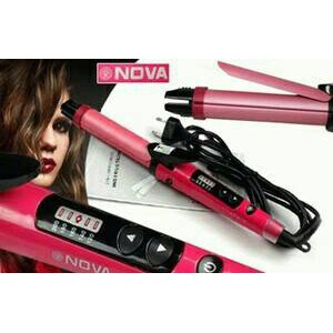 catok nova 2 in 1 Hair beauty set NHC 1818 SC