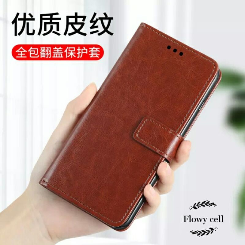 LEATHER CASE REALME XT X2 X50 PRO X2PRO FLIP COVER SARUNG HP DOMPET KULIT WALLET