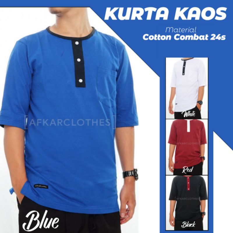 KURTA KAOS / KURTA KAOS TERBARU / KURTA KAOS SFA / KURTA KAOS MUSLIM