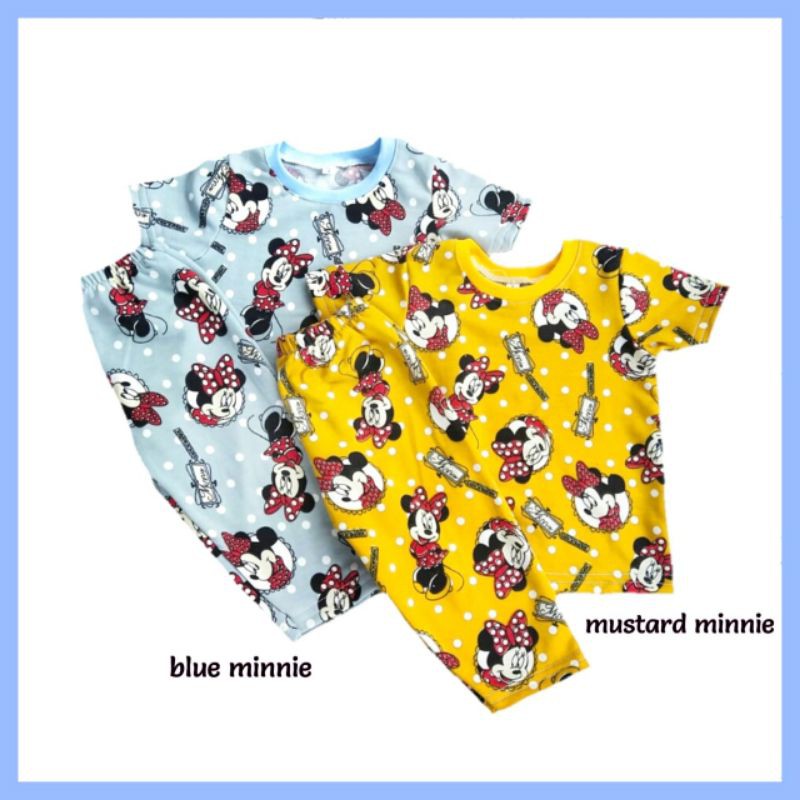 BAJU TIDUR PIYAMA ANAK UNISEX KARAKTER KARTUN 1-5TH