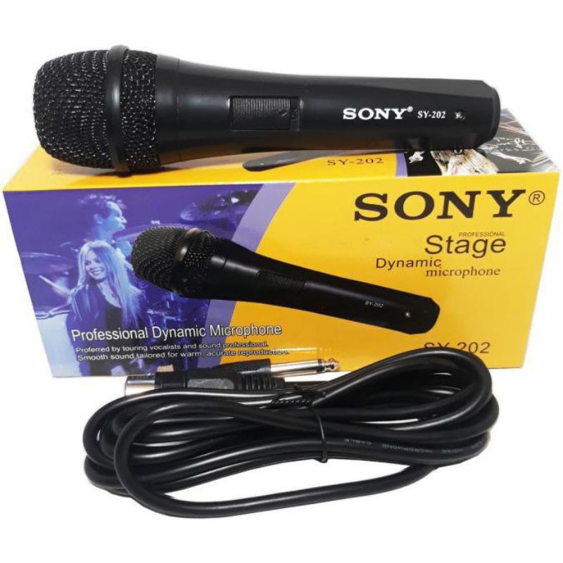 Microphone SONY SY 202 Mik Kabel SY202 / Mikrofon Cable