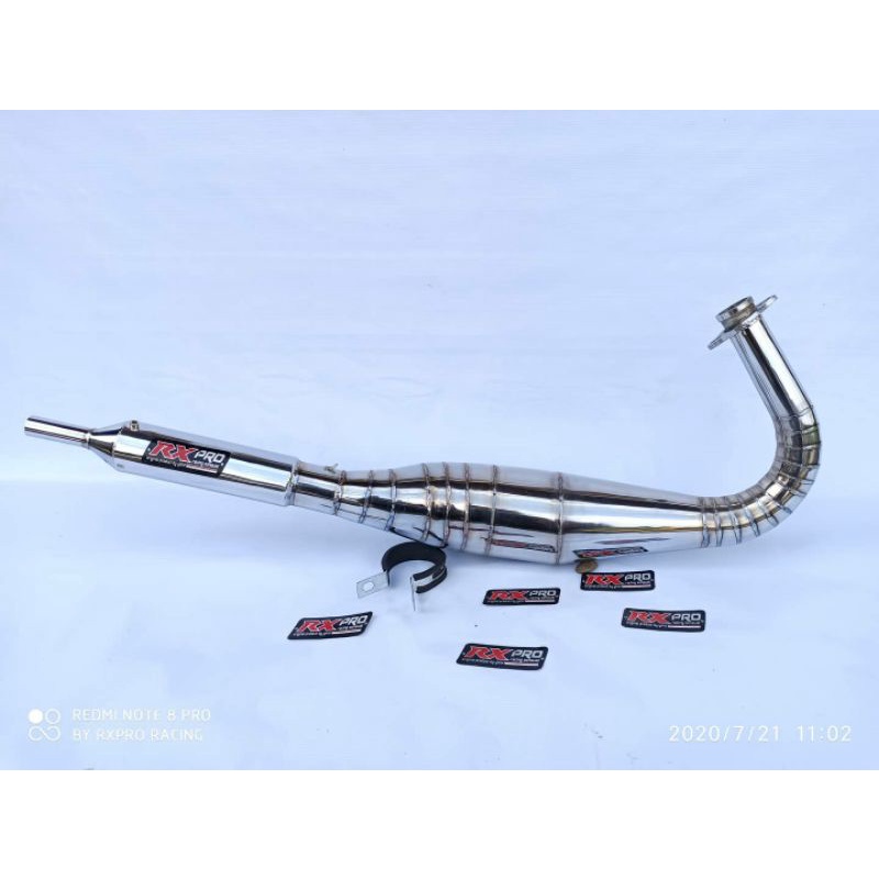 KNALPOT RX KING KOLONG PHYTON CHROM SE RXPRO RACING