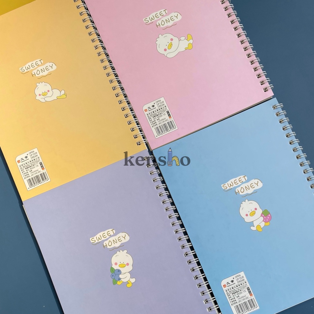 KENSHO Notebook Buku Book Spiral A5-45 / Catatan / Lucu