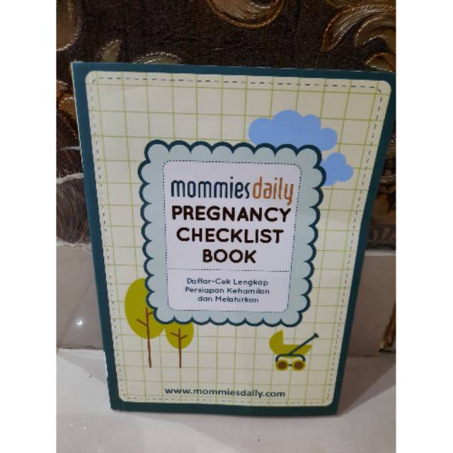 Jual Buku mommies daily pregnancy checklist book Shopee Indonesia