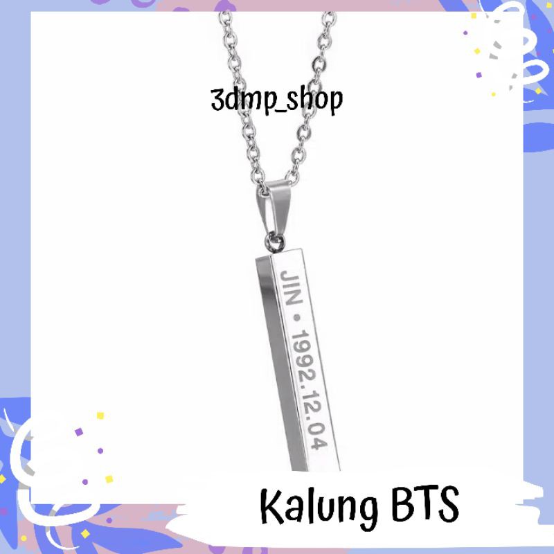 Kalung Necklace BTS KPOP V Taehyung Jungkook Jimim Suga Rapmonster RM Jhope