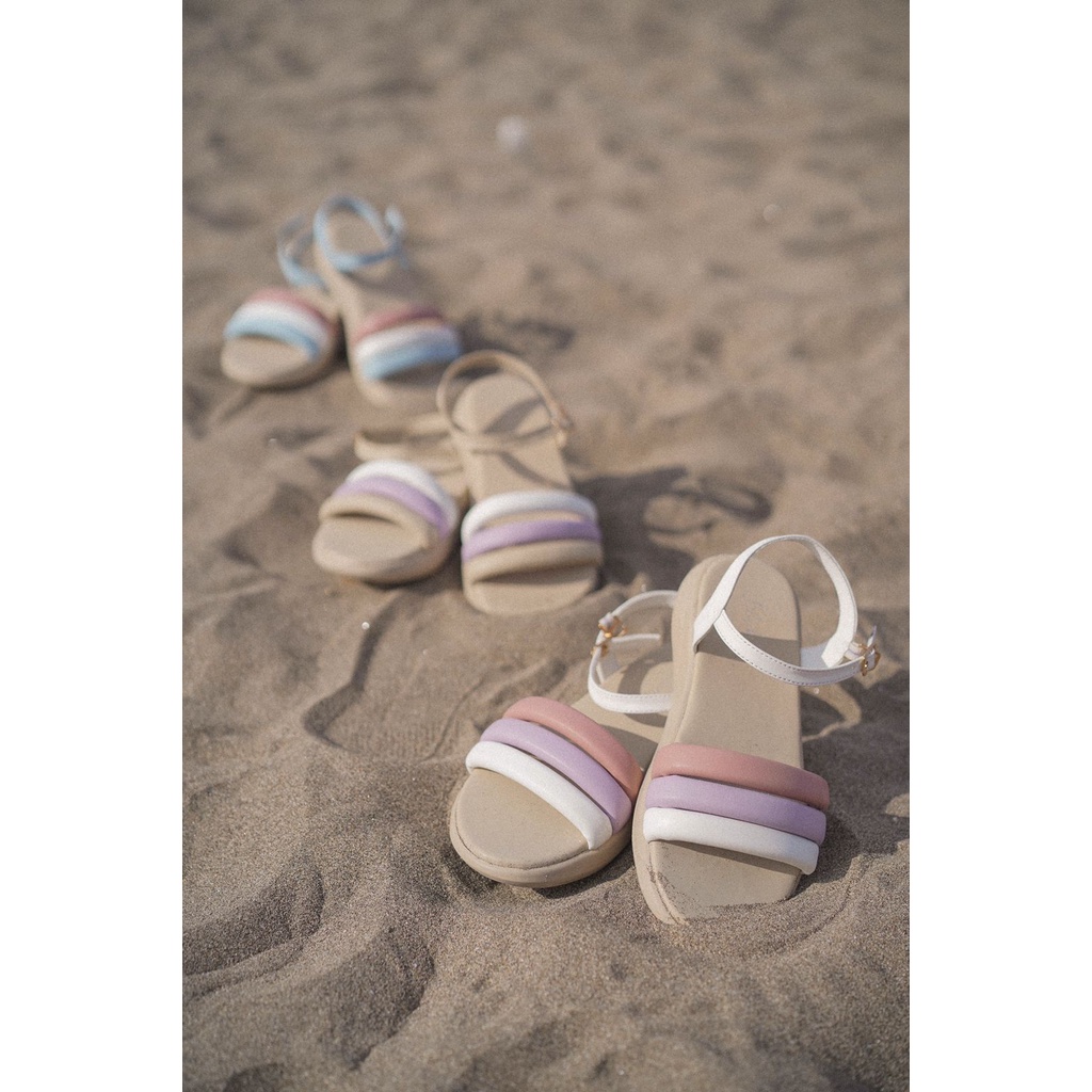 Bluebells Sandal Tali Wanita Slip On 3cm -Bress-4