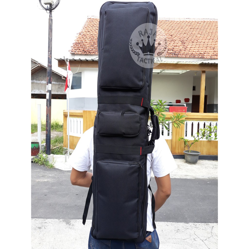 Tas Senjata Panjang 120 cm Gunbag Panjang 120 cm Isi 2 Unit Tas Senapan Holster