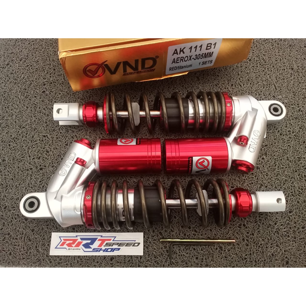 SHOCK AEROX 305MM VND AK111 B1 RED &amp; GOLD TABUNG