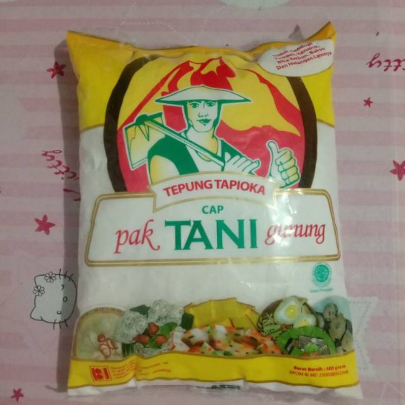 

tepung tapioka cap pak tani gunung 500gr