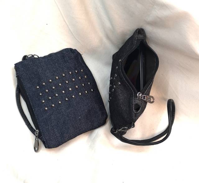 SMALL POUCH WALLET STUDD CLUTCH WALLET/tas selempang cewek import jeans