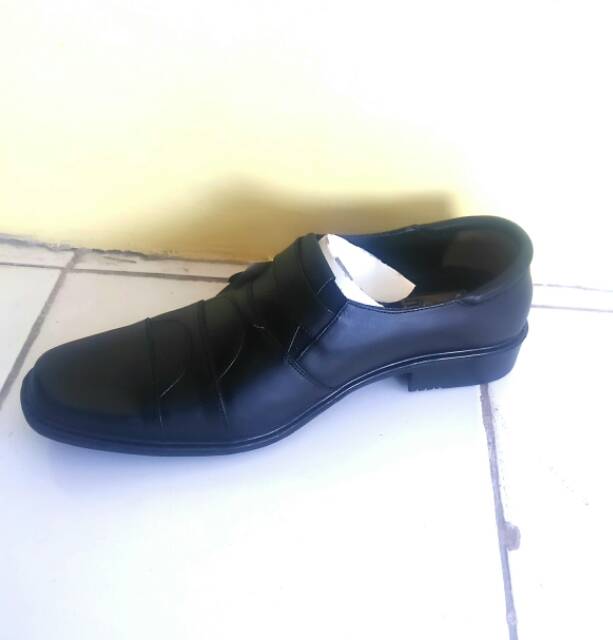 Mandiens - Sepatu Pantofel Kulit Asli PDH SJ170 Original Medali Export Quality