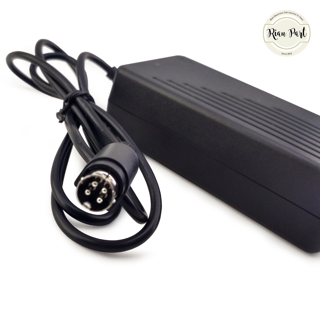 ADAPTOR DVR NVR CCTV HIKVISION 12V 5A POWER DIN 4 PIN MURNI BAGUS