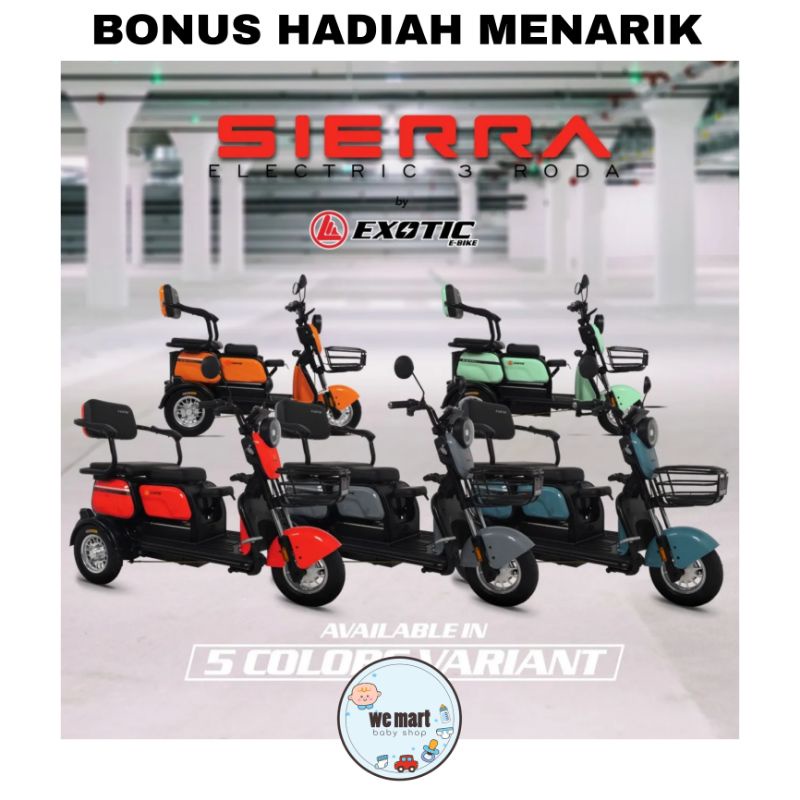 EXOTIC SIERRA E-BIKE SEPEDA ELECTRIC