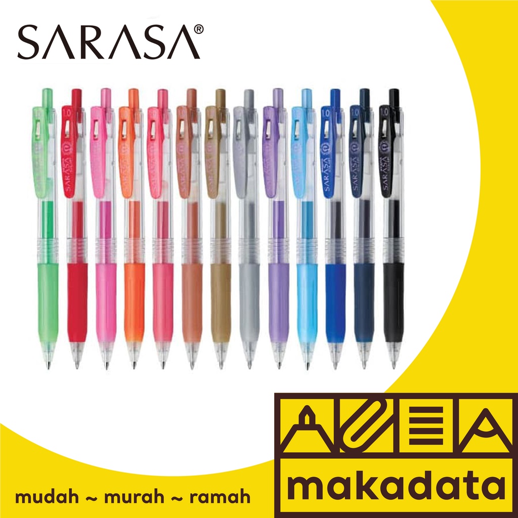 BALLPOINT / BOLPEN ZEBRA SARASA 1.0 (1 PCS) MURAH