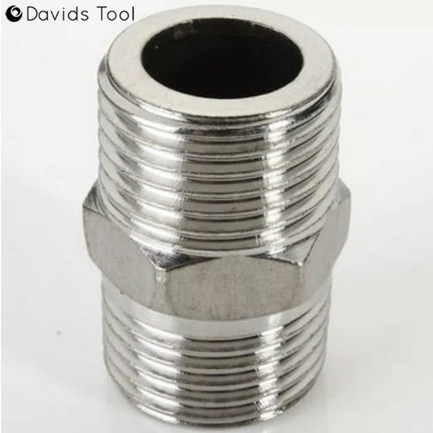 Double Nepel Stainless 1/2 Inch