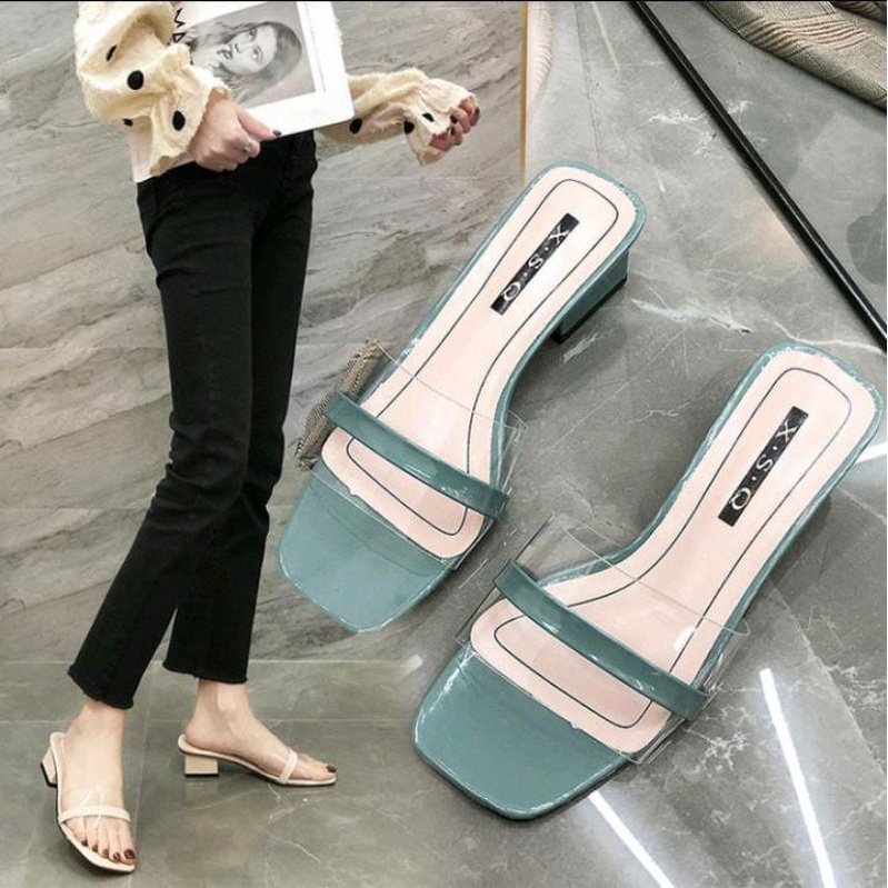 SANDAL WANITA MIKA PLAT HAK TAHU 3 CM