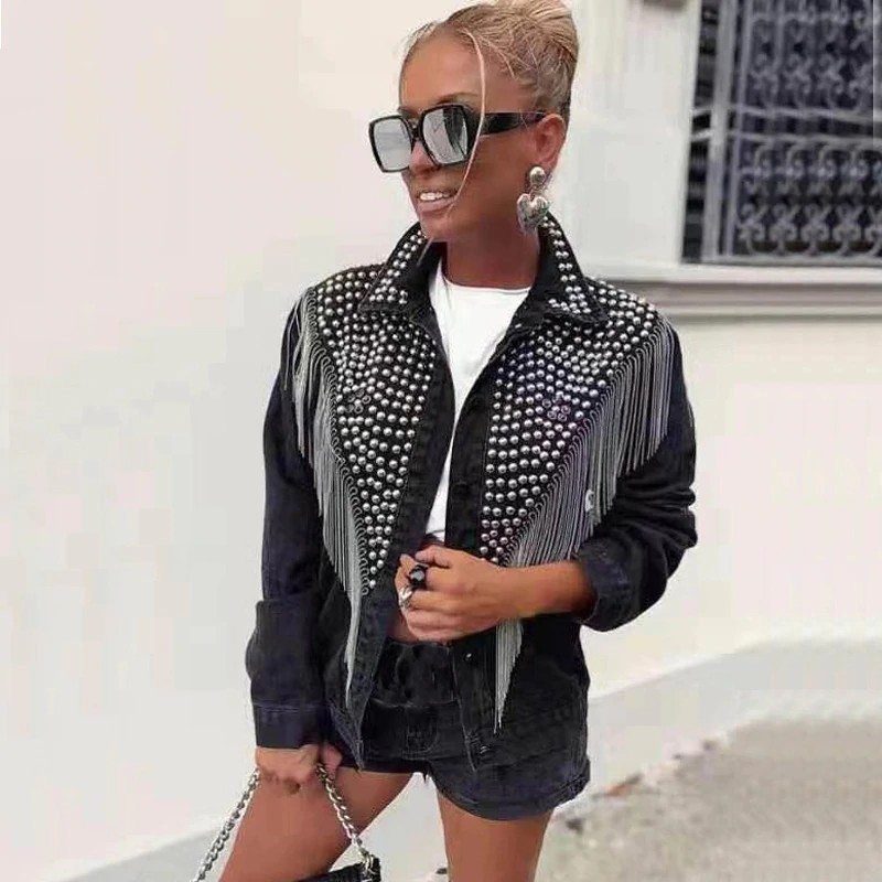 TERBARU denim  jacket  women  xintiandi sherpa  streetwear  trending products 2019 womens jackets