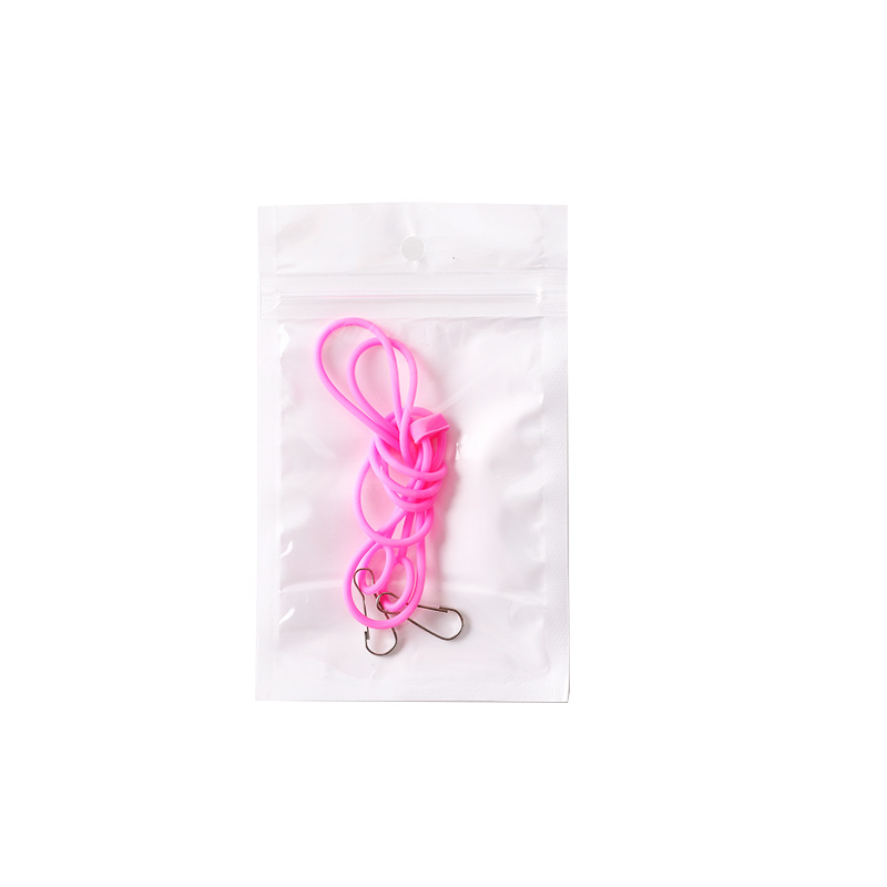 We Tali Lanyard Masker Bahan Karet Elastis Motif Bunga Dengan Gesper Adjustable