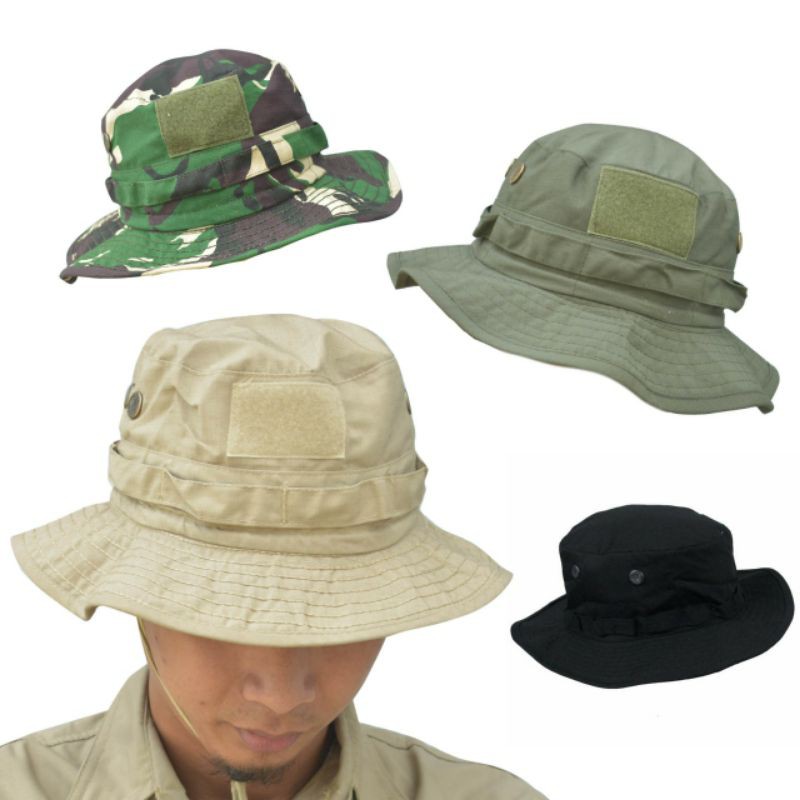 Topi Rimba Army/ Topi Army / Jungle Hat