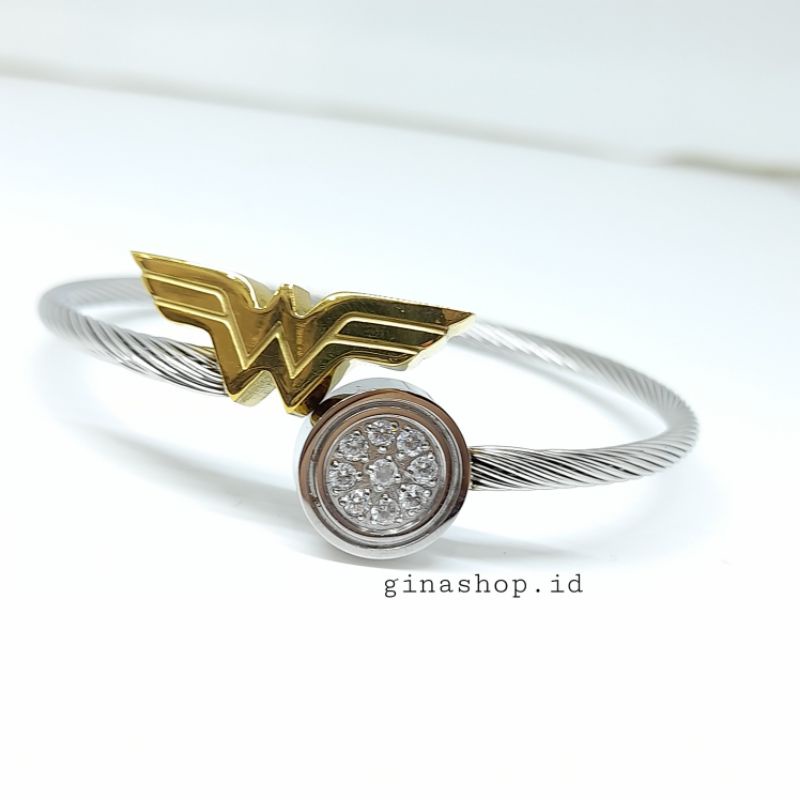 (READY STOKK)Gelang Necklace Gelang Bangle Wonder Women Original