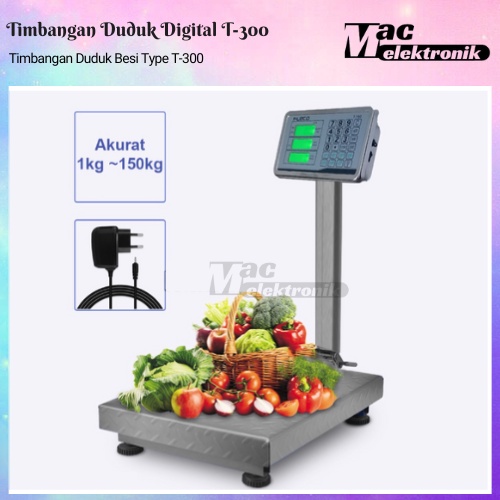 Timbangan duduk digital kapasitas 300KG/ bisa di charge ulang TIMBANGAN DIGITAL 300KG