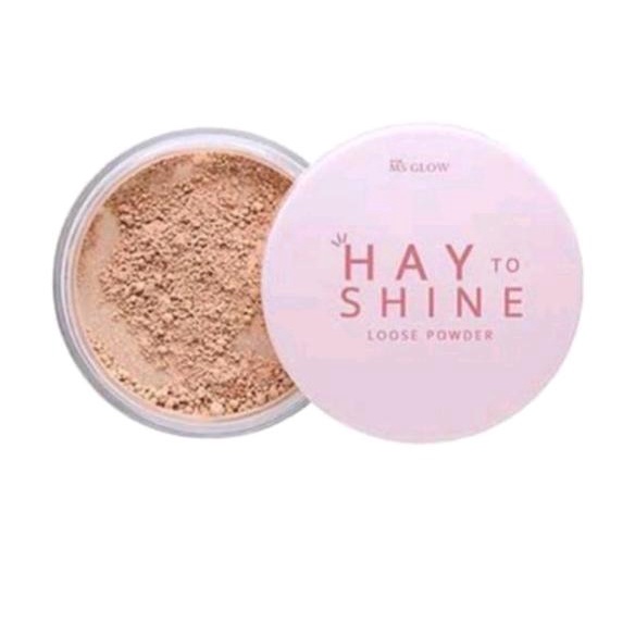 LOOSE POWDER HAY TO SHINE NATURAL DARI MS GLOW ( BEDAK TABUR MS GLOW ORI  )