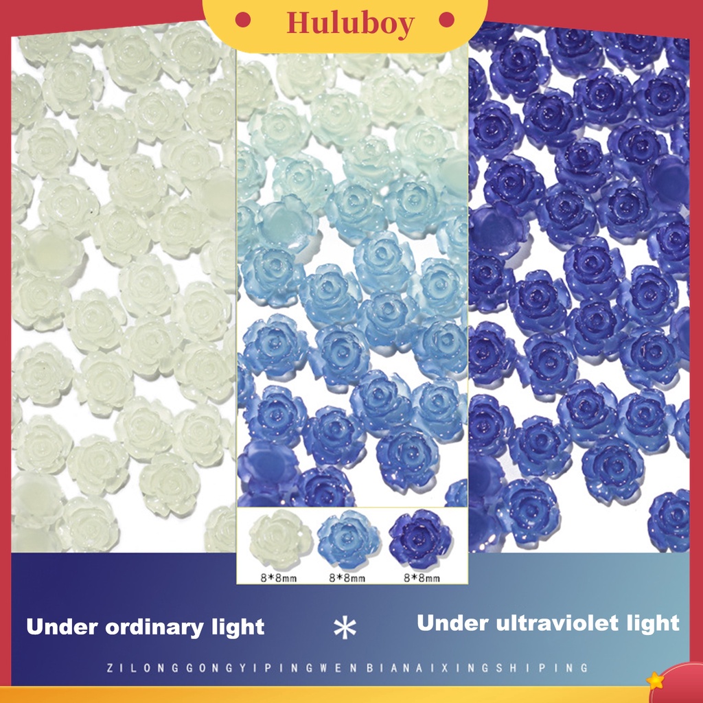 Huluboy Huluboy♡ Ornamen Bunga Camellia 3D Bahan Resin Untuk Dekorasi Nail Art