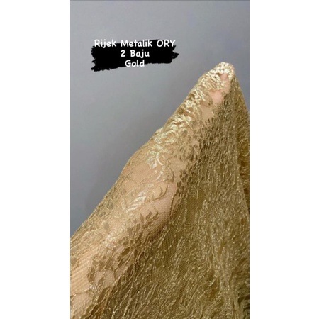 Kain rijek metalik ORY ukuran 2 baju