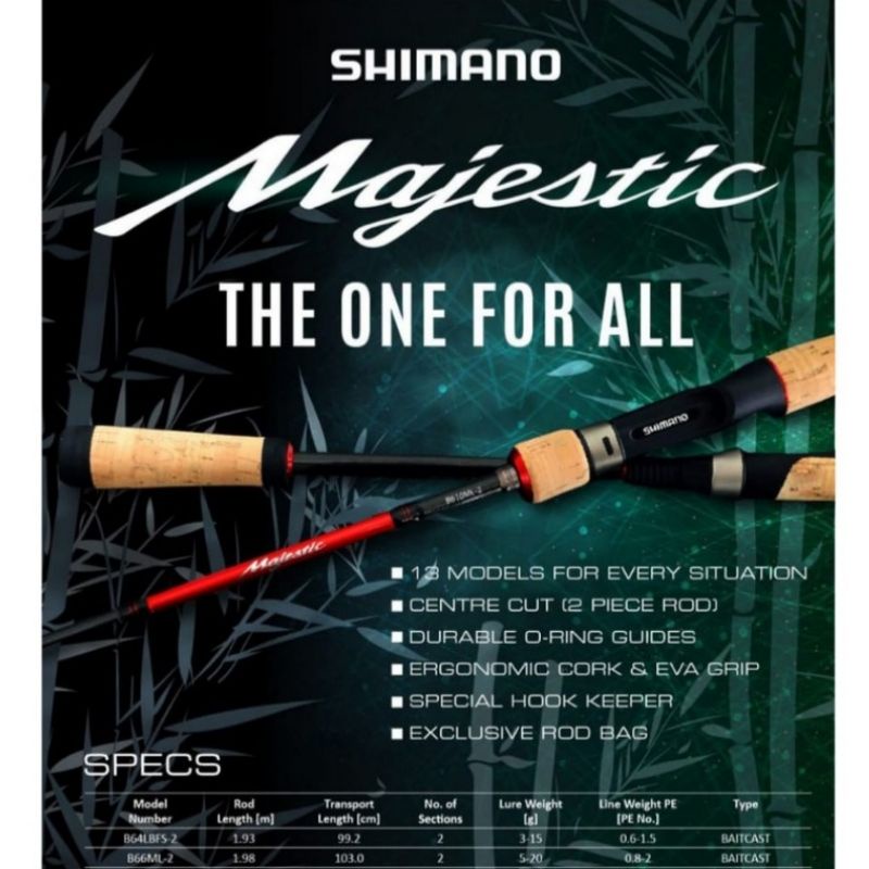 rod joran shimano majestic bc