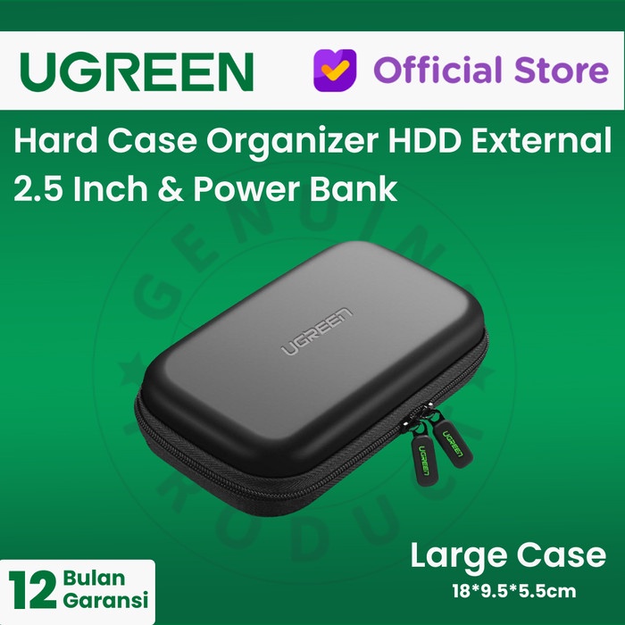 UGREEN Hard Case Organizer HDD External 2.5 Inch &amp; Power Bank