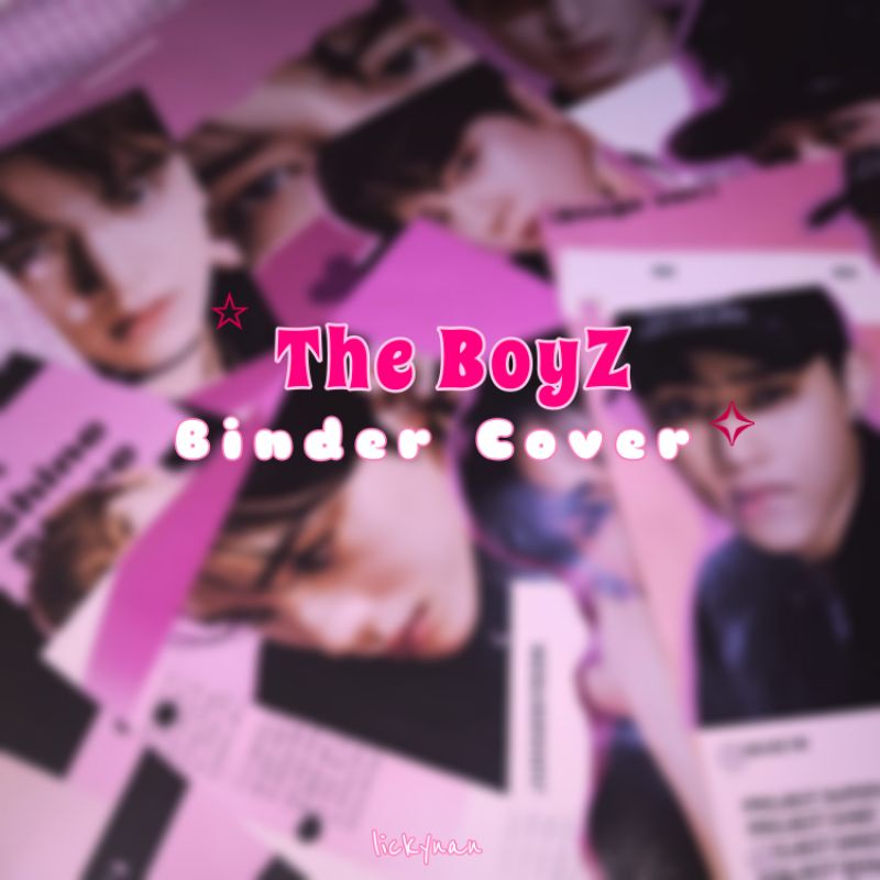 

{lickynan} THE BOYZ COVER BINDER